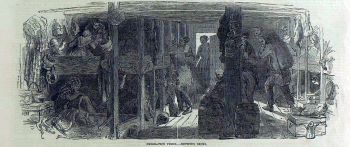 1851 irish emigration vessel between decks may 10